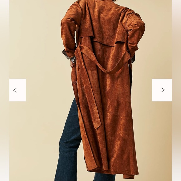 Blank NYC x Free People Vegan Suede Trench (NWT) - Picture 4 of 10